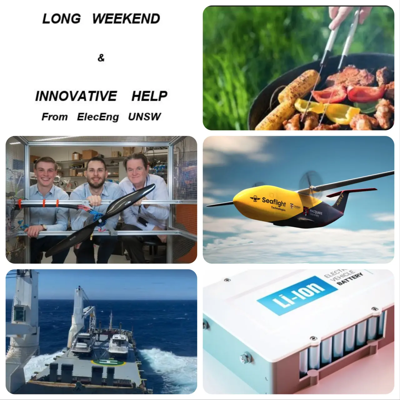 Post 260121 - Image for Long Weekend and Innovative Help from ElecEng UNSW
